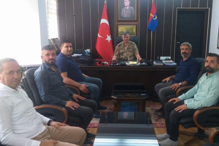 Adıyaman İGC’den Alay Komutanı Erbakıcı’ya ziyaret -