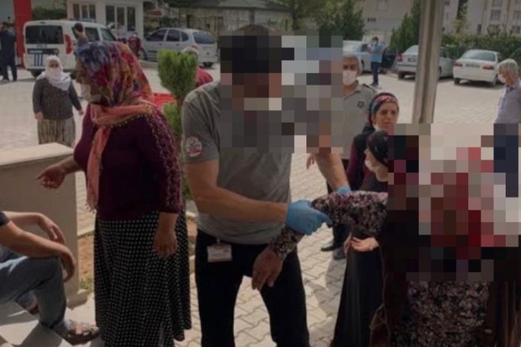 Adıyaman Kahta'da yılanı vurmak isterken yengesini vurdu! -