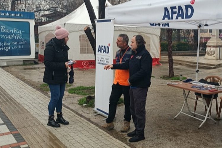 AFAD depreme karşı bilgilendirdi -