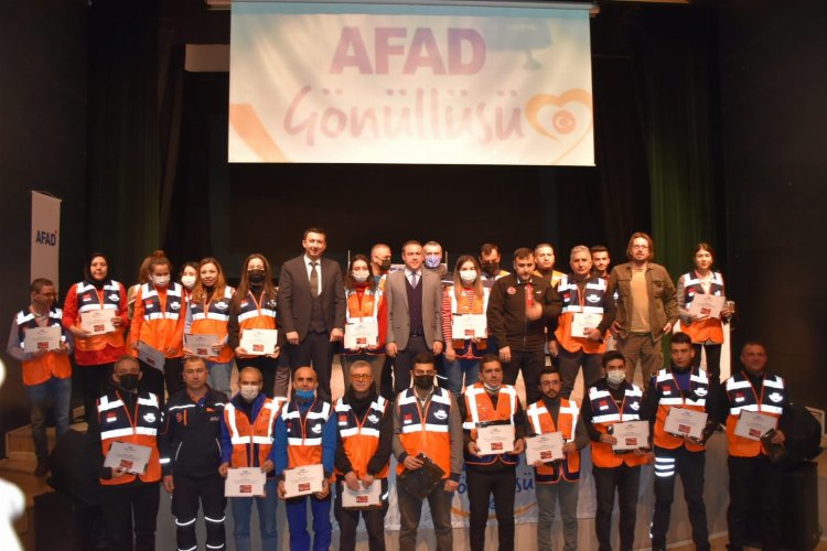 AFAD yeni gönüllülerine kavuştu -