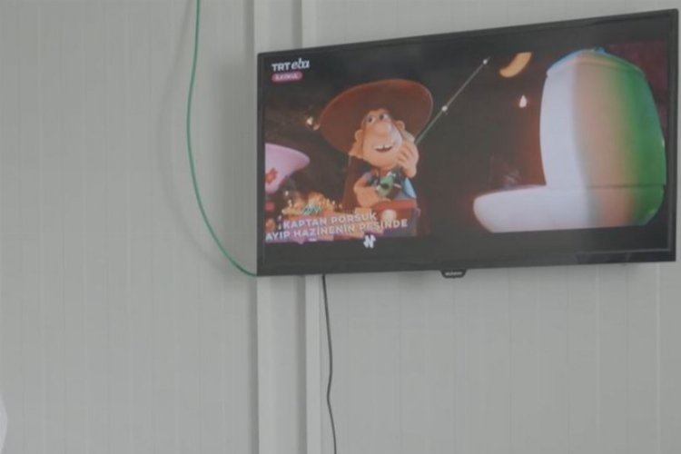 Afet bölgesinde 15 bin TV kuruldu -
