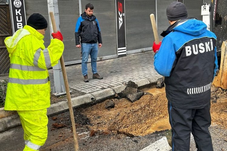 Afet bölgesinde altyapıya BUSKİ müdahalesi -
