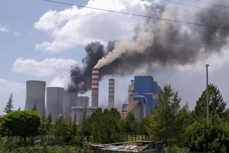 Afşin-Elbistan Termik Santrali'nde yangın paniği -