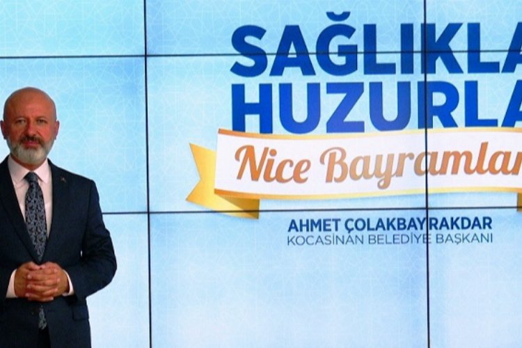 Ahmet Çolakbayrakdar'dan bayram mesajı -