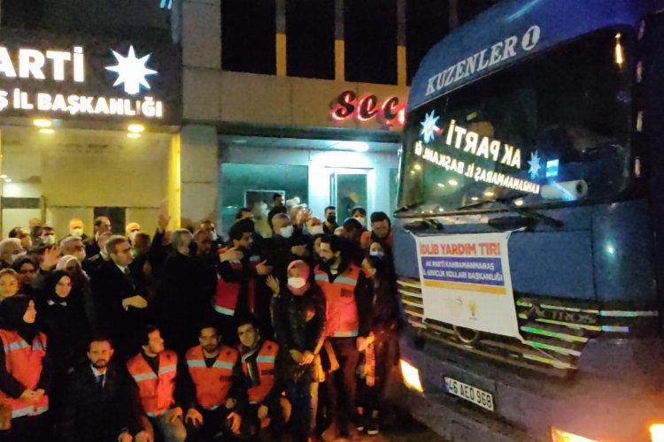 AK Gençlik'in yardım tırı İdlib yolcusu -