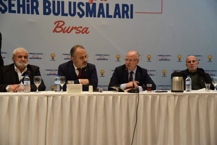 AK Parti Bursa'da kuruluşuna hizmet verenlerle buluşuyor -