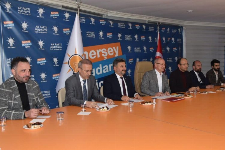 AK Parti Bursa'dan Mudanya'ya teşkilat ziyareti -