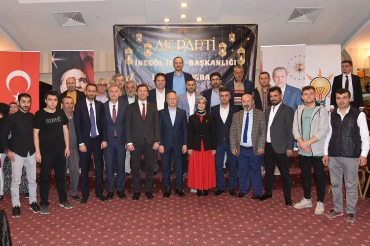 AK Parti Bursa İl Başkanı Gürkan, İnegöl'de iftara katıldı -