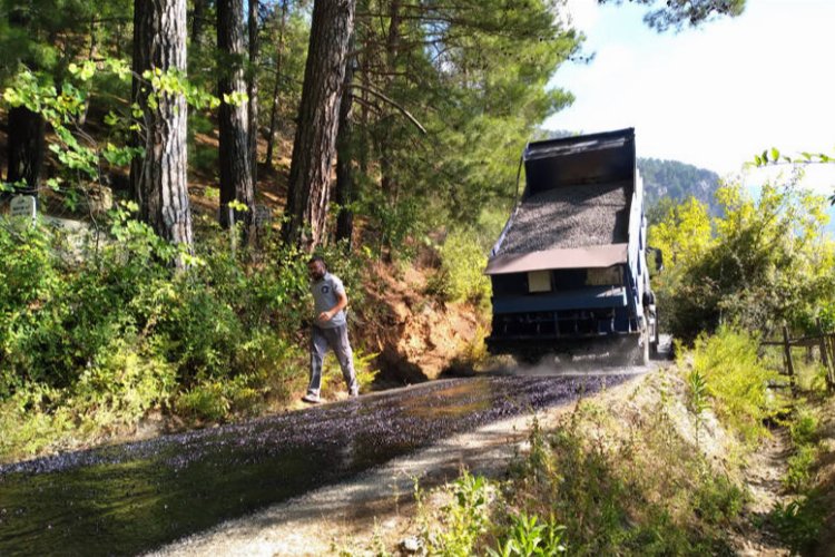 Alanya kırsalında turizm için asfalt seferberliği -