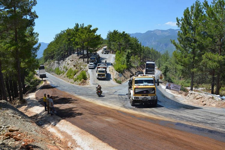 Alanya yolları sil baştan yenileniyor -