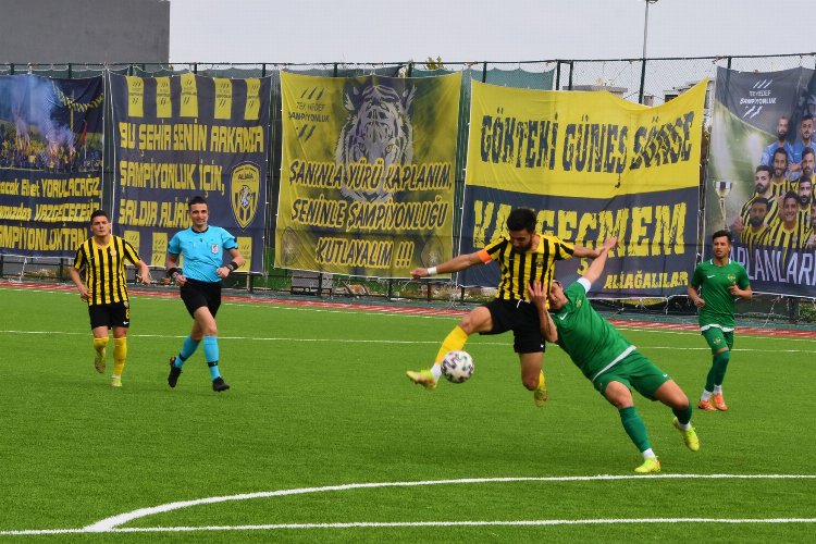 Aliağaspor FK 3 puanı tek golle aldı -
