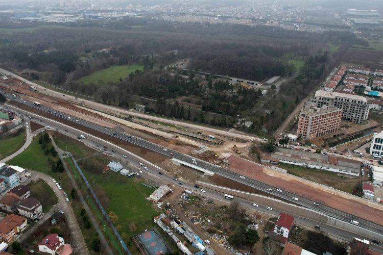 Alikahya Stadyum yolu süratle devam ediyor -
