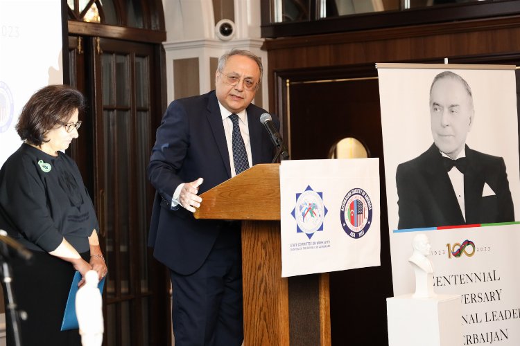 Aliyev, doğumunun 100. yılında New York’ta anıldı -