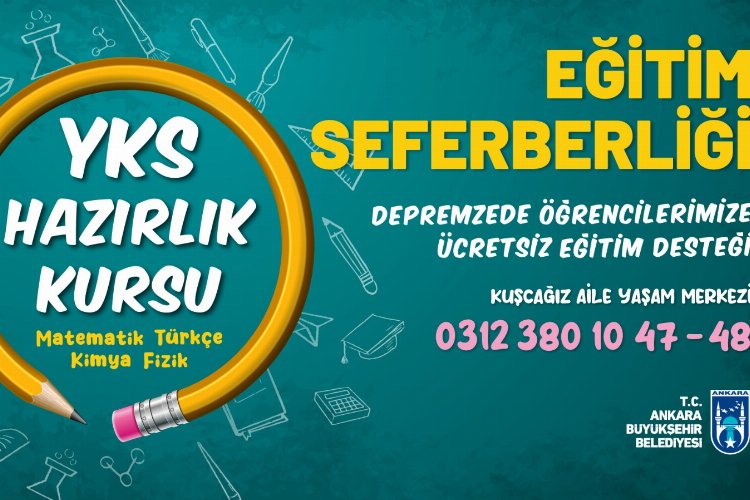Ankara Büyükşehir'den depremzedelere eğitim atağı -