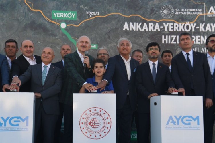 Ankara Kayseri Hızlı Tren Hattı start verdi -