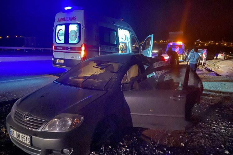 Ankara-Samsun yolunda kaza: 5 yaralı -