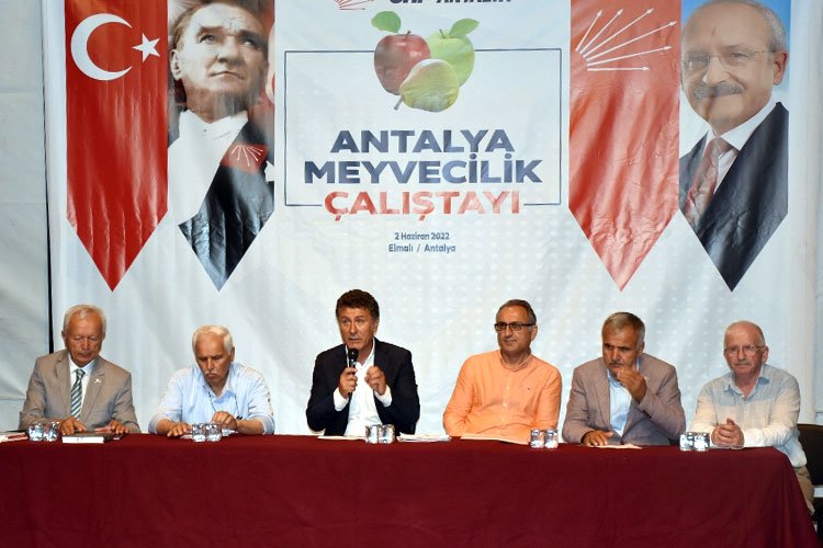 Antalya Elmalı'da CHP'den 'Meyvecilik Çalıştayı' -