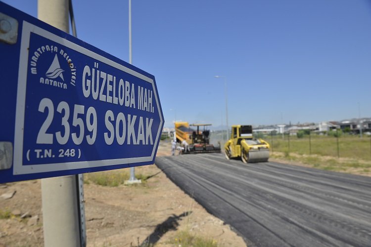 Antalya Güzeloba’ya sıfır asfalt -