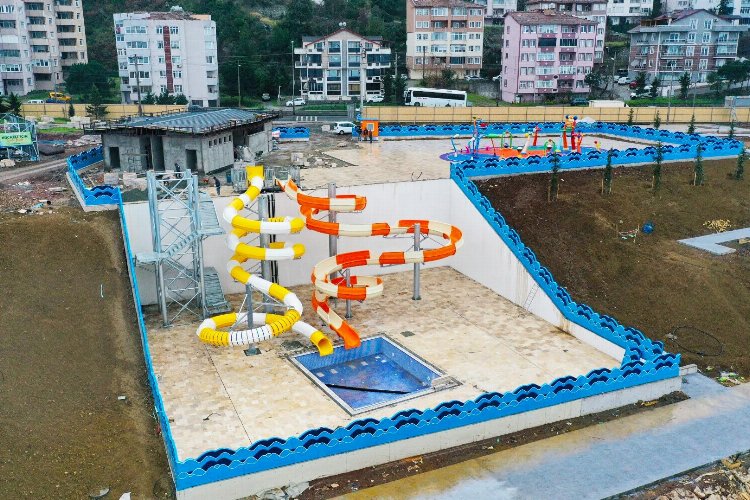 Aquapark tamam, sıra çevre düzenlemesinde -