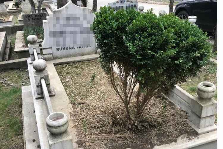 Asri Mezarlık'ta garip hırsızlık olayı -