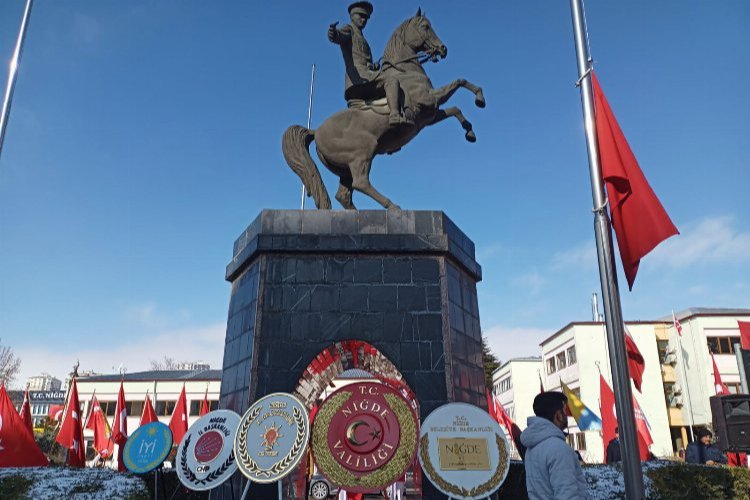 Atatürk'ün Niğde'ye gelişinin 88. yıldönümü kutlandı -