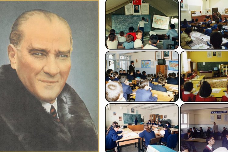 Atatürk'ün tarihi portresi MEB'in arşivinde -