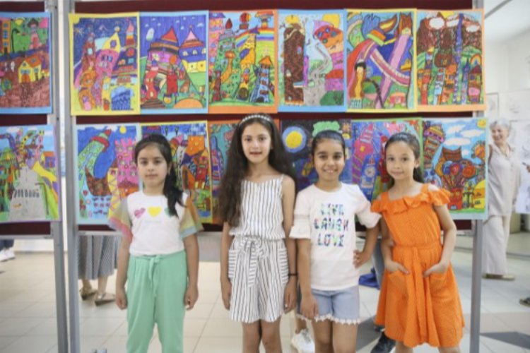 Aydın’da kursiyerler resim sergisi açtı -