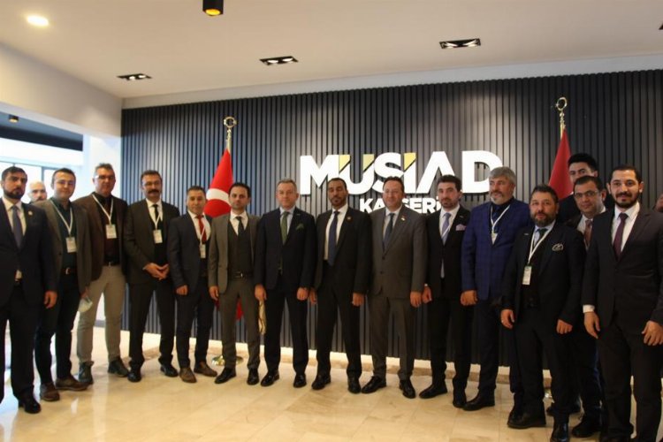BAE Ankara Büyükelçisi Kayseri'de iş insanlarıyla buluştu -