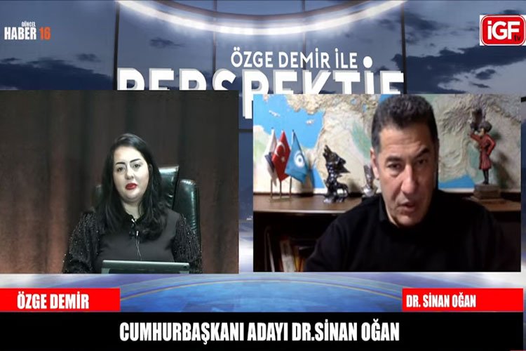 Bağımsız Cumhurbaşkanı adayı Dr. Sinan Oğan ortak canlı yayında -