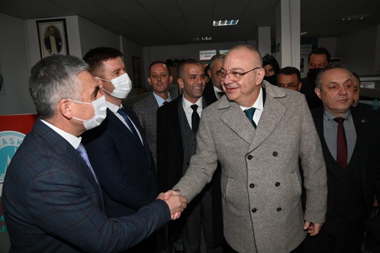 Başkan Ergün, Manisa Demirci’de tarihi projenin maketini inceledi -