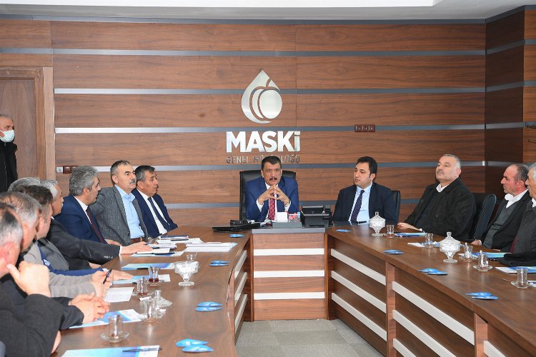Başkan Gürkan Malatya Kuluncak İlçesi Mahalle Muhtarlarıyla bir araya geldi -