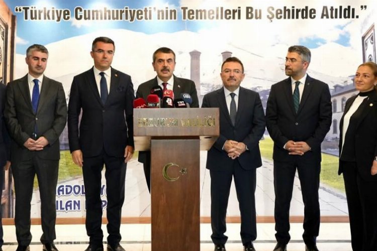 Bakan Tekin'den Erzurum Valiliği'ne ziyaret -