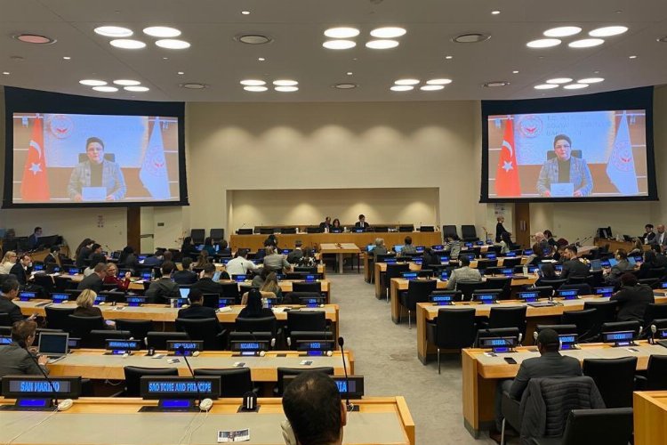 Bakan Yanık, BM Yaşlanma Açık-Uçlu Çalışma Grubu'nda 'Ülke Beyanı' sundu -