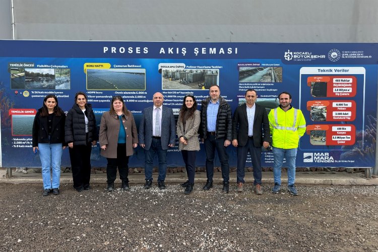 Bakanlık heyetinden İzmit Körfezi'ndeki projeye inceleme -