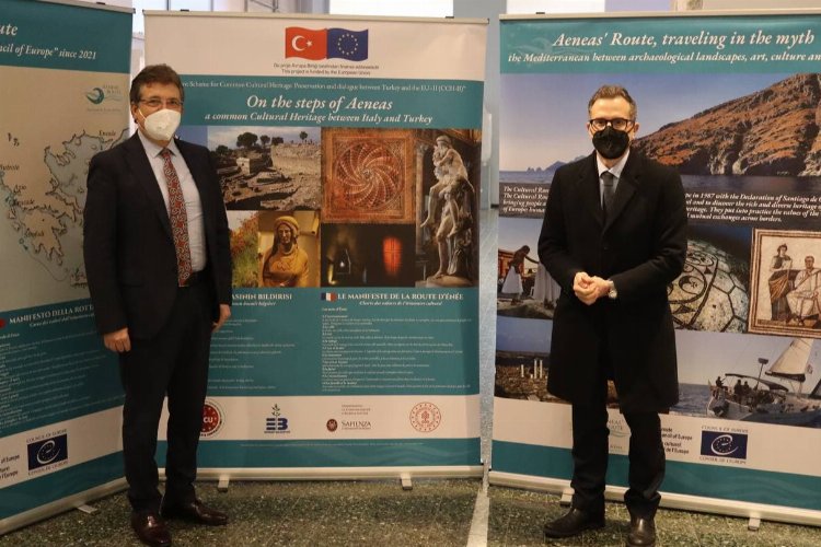 Balıkesir Edremit Belediyesi kültür rotası için İtalya'da -