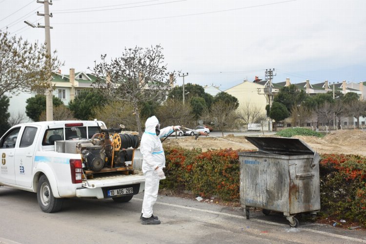 Balıkesir Edremit'te sinekle mücadeleye hız verildi -