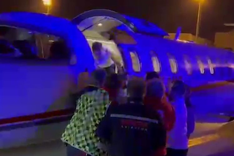 Bartın'dan havalanan uçak ambulans İstanbul'a ulaştı -