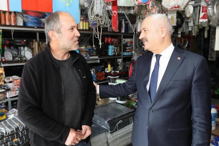 Başkan Adayı Büyükgöz küçük sanayi esnafını ziyaret etti -