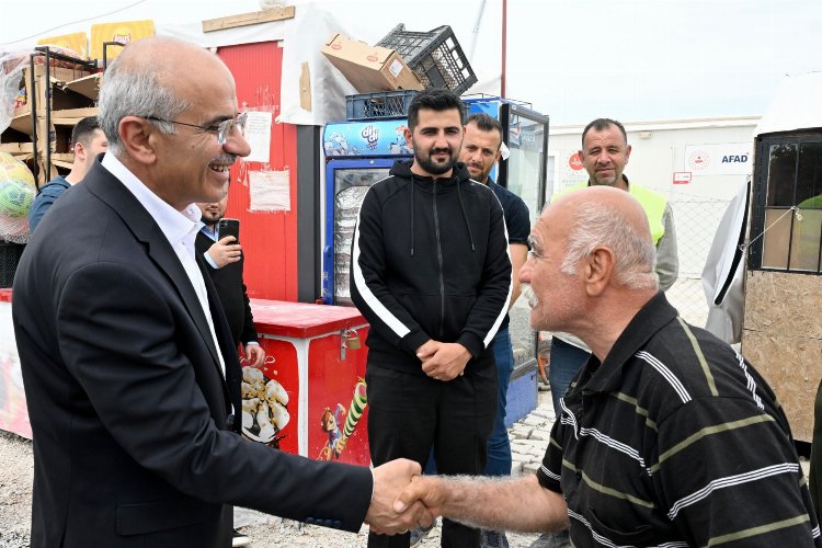 Başkan Er'den İkizce Konteyner Kent'e ziyaret -