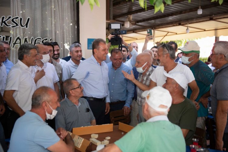 Başkan Seçer, Silifke’de esnafın sorunlarını dinledi -