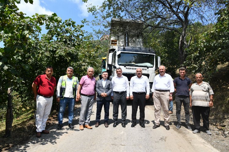 Başkan Zorluoğlu Araklı’daki çalışmaları inceledi -