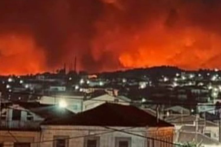 Batı Trakya'daki yangınlar Edirne’yi tehdit ediyor -