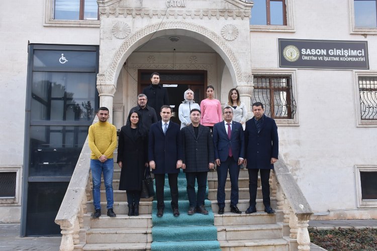 Batman Üniversitesi Rektörü Sason'u ziyaret etti -