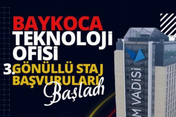 Baykoca Gönüllü Staj Başvuruları'nda son gün 23 Nisan -