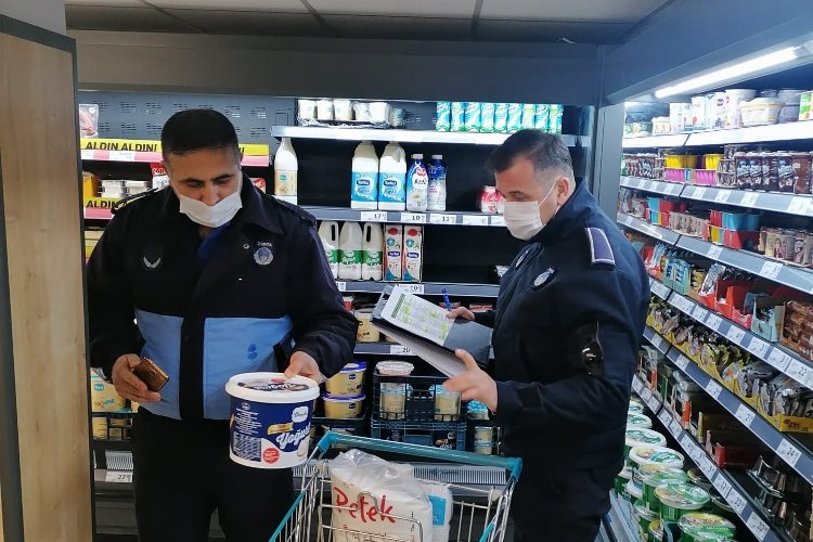 Bilecik Pazaryeri ilçesinde marketler denetlendi -