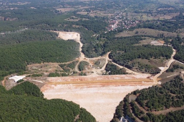 Bilecik Pazaryeri'nde Dereköy Barajı Aralık'ta su tutmaya hazır -