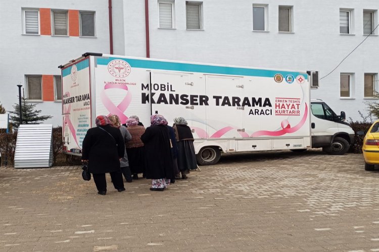 Bilecik Pazaryeri’nde kadınlara kanser taraması yapıldı -