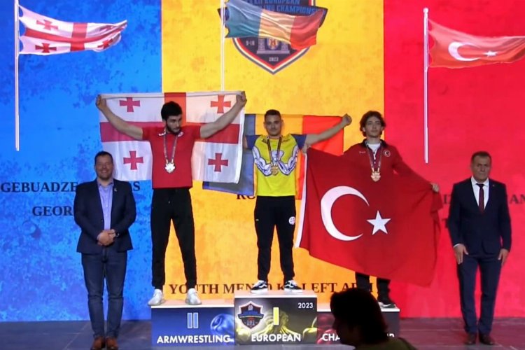 Bilek güreşinde Avrupa 3’ncülüğü Sakarya'nın -