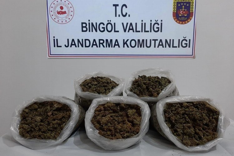 Bingöl’de 3 kilogram esrar ele geçirildi -