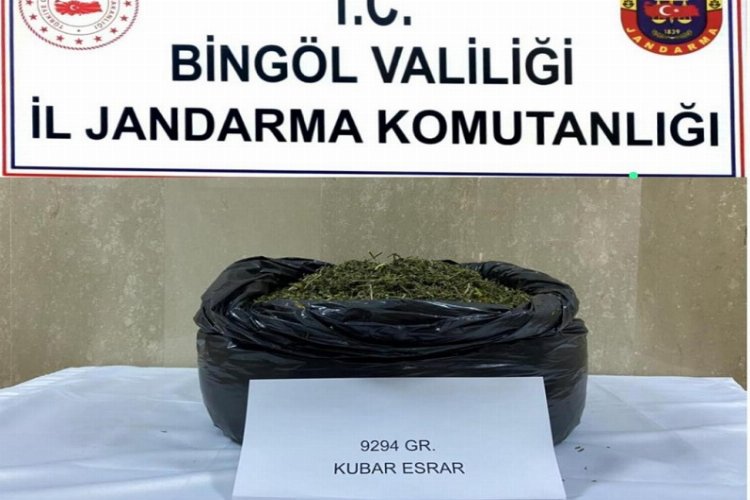 Bingöl’de 9 kilo 294 gram uyuşturucu ele geçirildi -